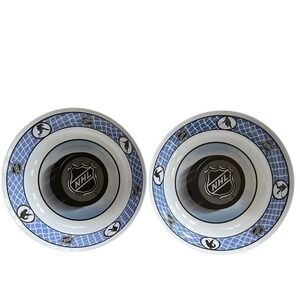 Designware NHL Black and Blue Logo Large Party Bowls